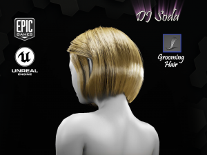 dj soda grooming real-time hairstyle unreal engine Modello 3D