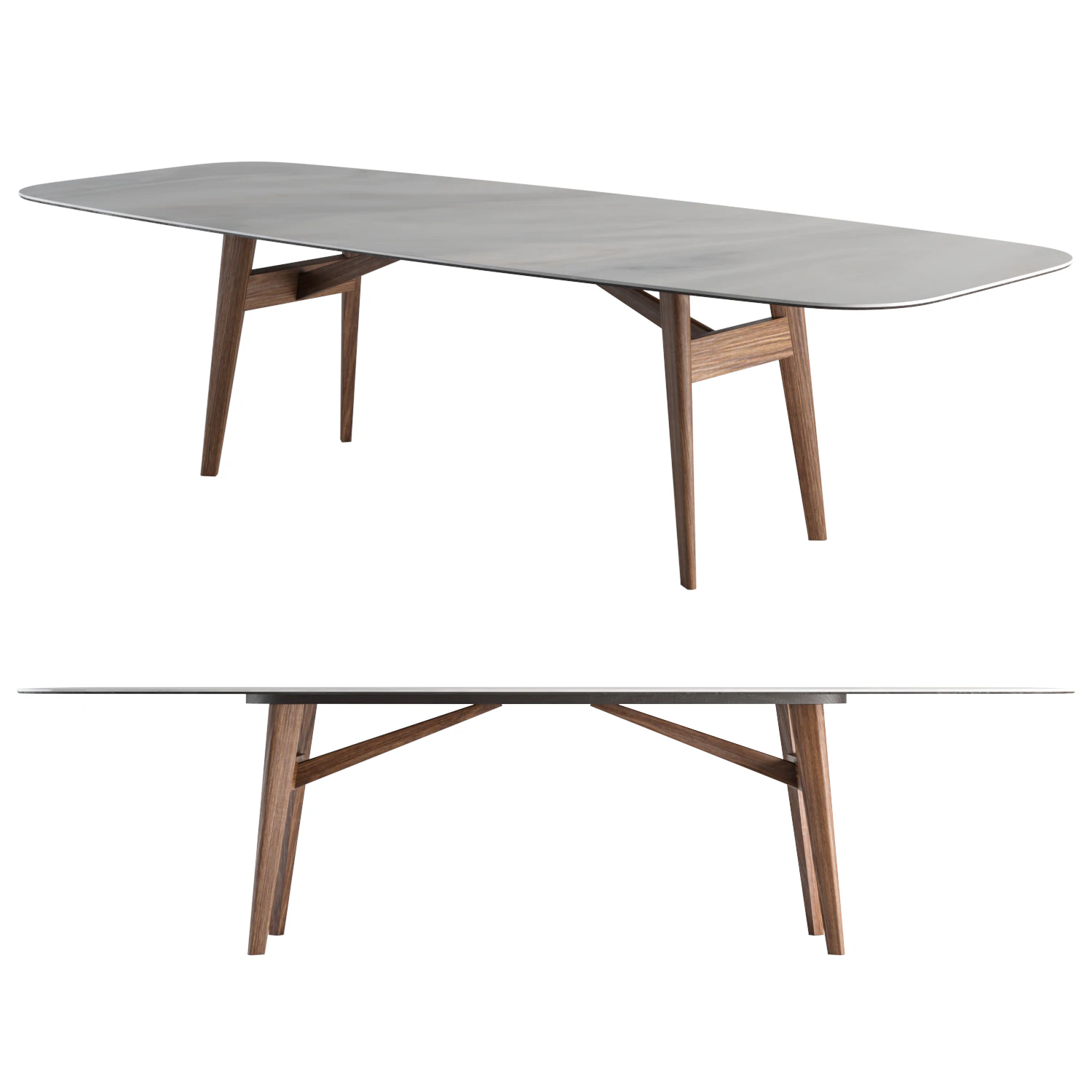 ABREY Table By Calligaris 3D Model .c4d .max .obj .3ds .fbx .stl .blend