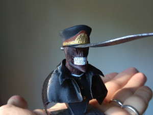 katana man from chainsaw man bust 3D-printmodel