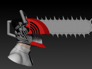 denji chainsaw man bust 3Dプリントモデル