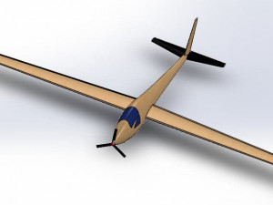 glider aircraft 3D Model