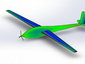 glider aircraft Modelo 3D