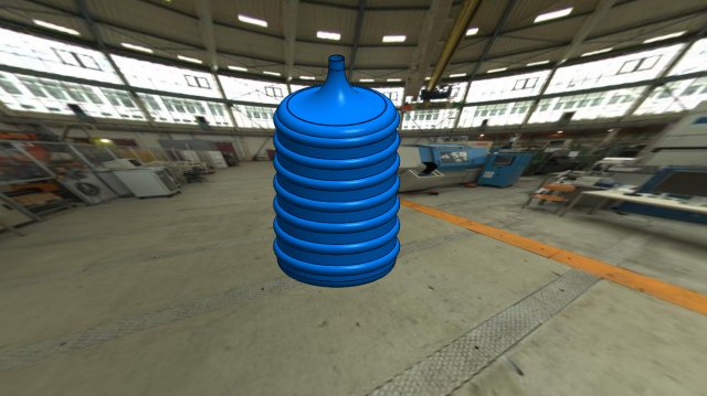 water bottle 3D 打印模型 .c4d .max .obj .3ds .fbx .stl .blend 