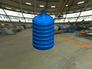 botol air Model Cetak 3D