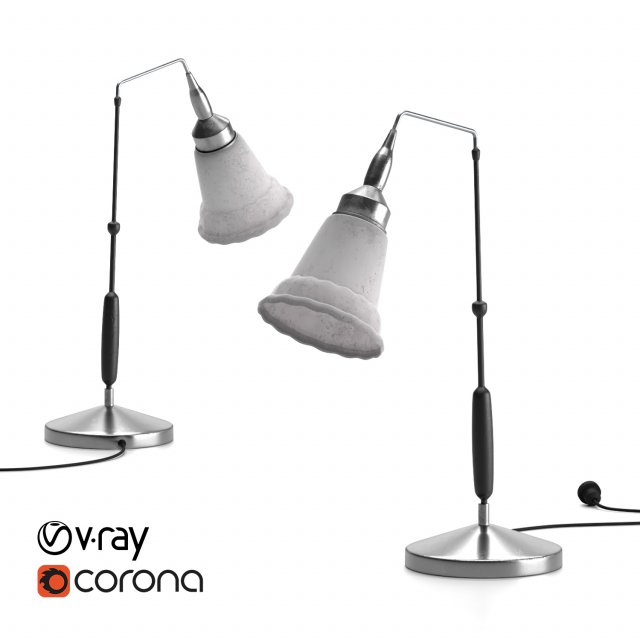 table lamp from nostalghia movie 3D Model .c4d .max .obj .3ds .fbx .stl .blend 