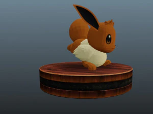 покемон иви 3D Принт Модель