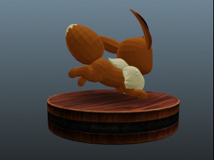 pokemon eevee Model Cetak 3D