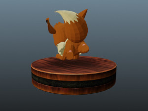 pokemon eevee Model Cetak 3D