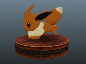 pokemon eevee Model Cetak 3D