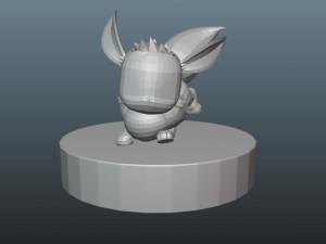 pokemon eevee Model Cetak 3D