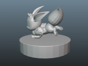 pokemon eevee Model Cetak 3D