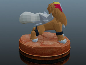 pokemon entei Modèles 3D en vedette