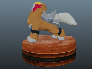 pokemon entei Modèles 3D en vedette