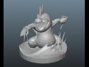 pokemon feraligatr 3D-printmodel