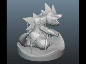 pokemon feraligatr 3D-printmodel