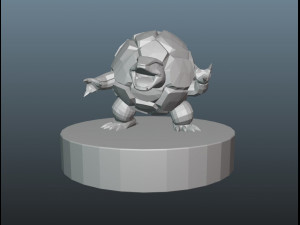 pokemon golem 3Dプリントモデル