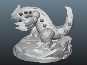 pokemon groudon Model do druku 3D