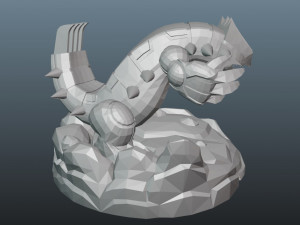 pokemon groudon Model do druku 3D
