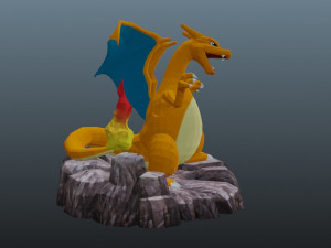 pokemon charizard Modello di stampa 3D