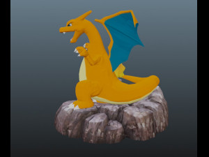 pokemon charizard Modello di stampa 3D