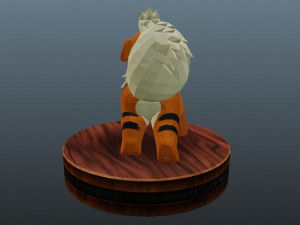 pokemon growlithe 3D प्रिंट मॉडल