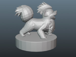 pokemon growlithe 3D प्रिंट मॉडल