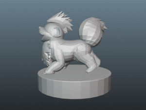pokemon growlithe 3D प्रिंट मॉडल