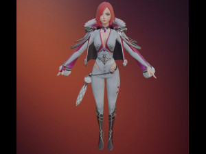 Three colors female costume Modelo 3D