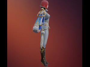 Three colors female costume Modelo 3D