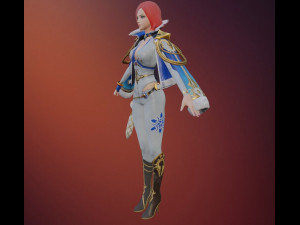 Three colors female costume Modelo 3D