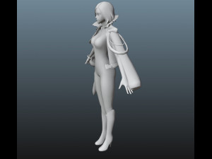 Three colors female costume Modelo 3D