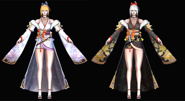 Two Color Female Princess Character 3D 모델 .c4d .max .obj .3ds .fbx .stl .blend