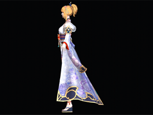 Two Color Female Princess Character 3D 모델