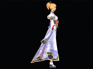 Two Color Female Princess Character 3D 모델