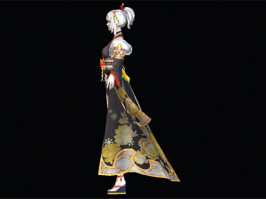 Two Color Female Princess Character 3D 모델