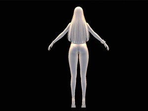 Female Swimsuit Character 3D Model