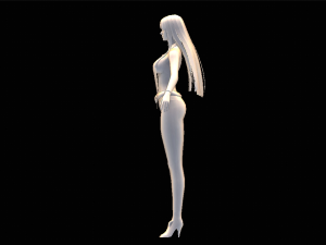 Female Swimsuit Character 3D Model