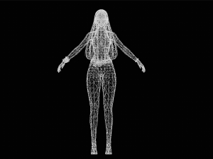 Female Swimsuit Character 3D Model