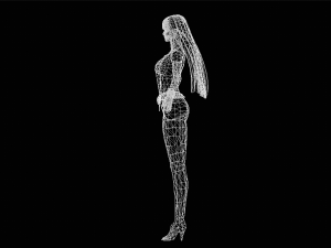 Female Swimsuit Character 3D Model