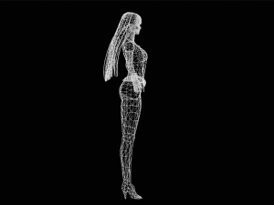 Female Swimsuit Character 3D Model