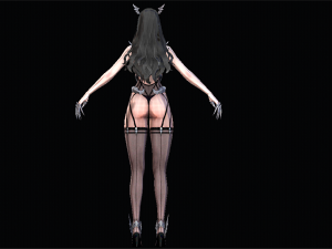 Female Hallowen Swimsuit Character 3D 模型