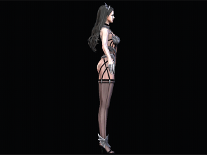 Female Hallowen Swimsuit Character 3D 模型