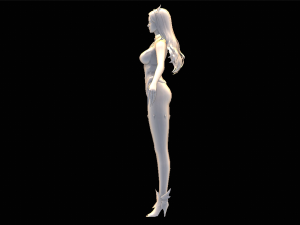 Female Hallowen Swimsuit Character 3D 模型