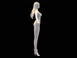 Female Hallowen Swimsuit Character 3D 模型