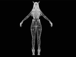 Female Hallowen Swimsuit Character 3D 模型