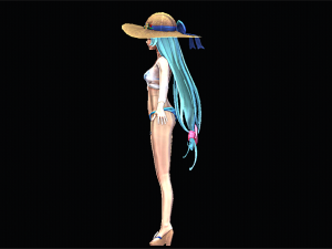 Female Swimsuit Character Modello 3D