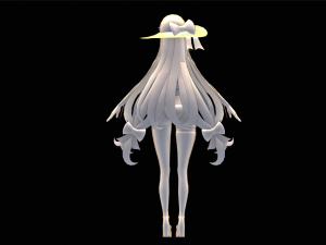 Female Swimsuit Character Modello 3D