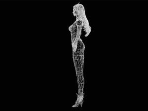 Female Swimsuit Character Modello 3D