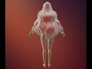 Female Swimsiut Character 3D Model