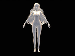 Female Swimsiut Character 3D Model
